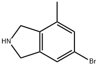 6-Bromo-2,3-dihydro-4-methyl-1H-isoindole Structure