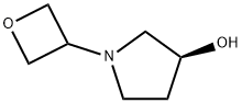 3-Pyrrolidinol, 1-(3-oxetanyl)-, (3S)- Structure