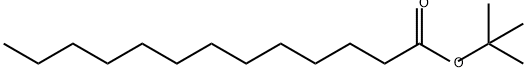 Tridecanoic acid, 1,1-dimethylethyl ester 구조식 이미지