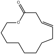 (4E)-Oxacyclotridec-4-en-2-one Structure