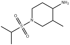 3-methyl-1-(propane-2-sulfonyl)piperidin-4-amine, Mixture of diastereomers Structure