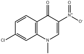 7-Chloro-1-methyl-3-nitroquinolin-4(1H)-one 구조식 이미지