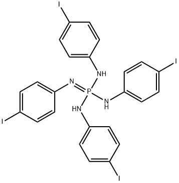 N,N',N''',N''''-tetra(4-iodophenyl)phosphorimidic triamide Structure