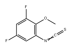Benzene, 1,5-difluoro-3-isothiocyanato-2-methoxy- Structure