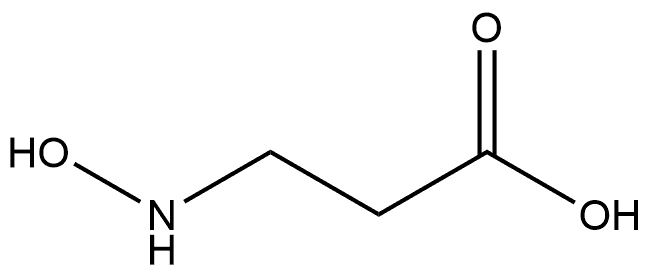 β-Alanine, N-hydroxy- Structure