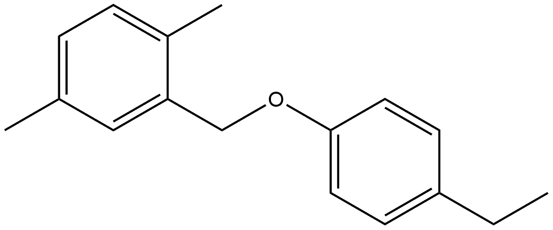 2-[(4-Ethylphenoxy)methyl]-1,4-dimethylbenzene Structure