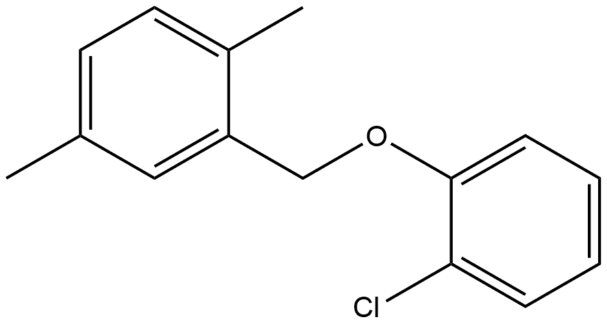 Benzene, 2-[(2-chlorophenoxy)methyl]-1,4-dimethyl- Structure