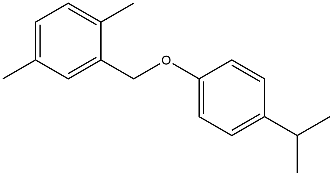 1,4-Dimethyl-2-[[4-(1-methylethyl)phenoxy]methyl]benzene Structure