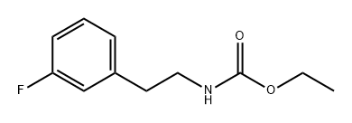 Carbamic acid, N-[2-(3-fluorophenyl)ethyl]-, ethyl ester Structure