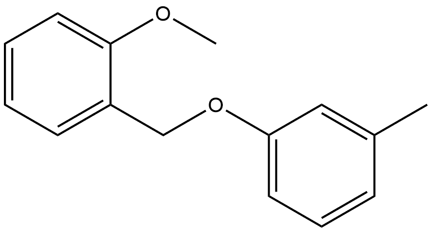 1-Methoxy-2-[(3-methylphenoxy)methyl]benzene Structure