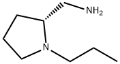 2-Pyrrolidinemethanamine, 1-propyl-, (2R)- Structure