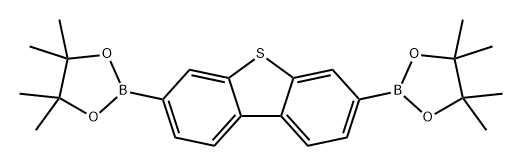 Dibenzothiophene, 3,7-bis(4,4,5,5-tetramethyl-1,3,2-dioxaborolan-2-yl)- Structure