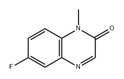 2(1H)-Quinoxalinone, 6-fluoro-1-methyl- 구조식 이미지