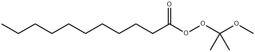 Undecaneperoxoic acid, 1-methoxy-1-methylethyl ester 구조식 이미지