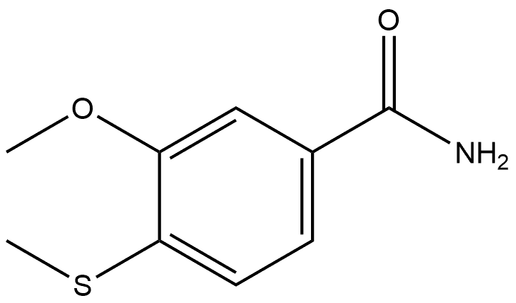 3-Methoxy-4-(methylthio)benzamide Structure