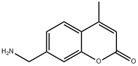 2H-1-Benzopyran-2-one, 7-(aminomethyl)-4-methyl- 구조식 이미지