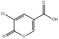 2H-Pyran-5-carboxylic acid, 3-chloro-2-oxo- Structure