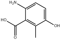 6-Amino-3-hydroxy-2-methylbenzoic acid 구조식 이미지