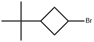 1-Bromo-3-tert-butyl-cyclobutane Structure