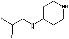 4-Piperidinamine, N-(2,2-difluoroethyl)- Structure