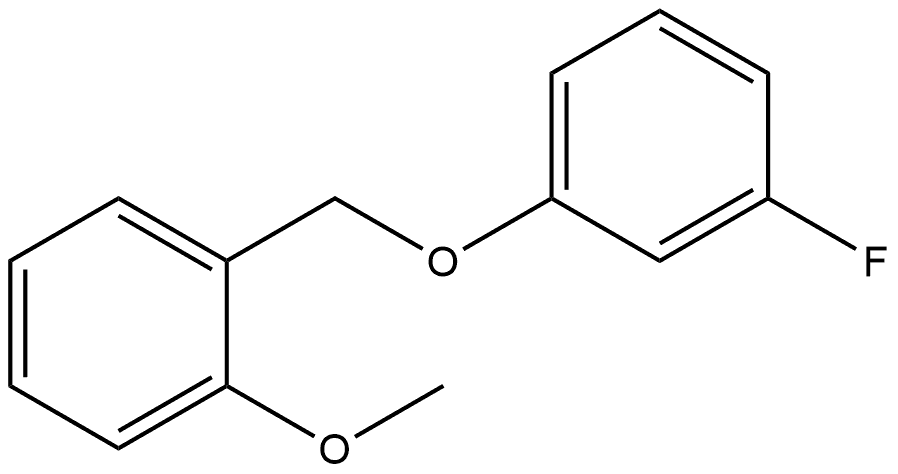 1-[(3-Fluorophenoxy)methyl]-2-methoxybenzene Structure