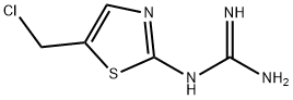 Guanidine, N-[5-(chloromethyl)-2-thiazolyl]- Structure