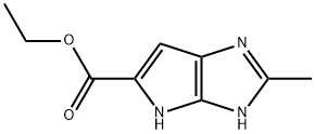 Ethyl 2-methyl-3,4-dihydropyrrolo[2,3-d]imidazole-5-carboxylate 구조식 이미지