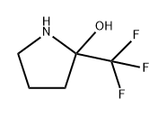 2-Pyrrolidinol, 2-(trifluoromethyl)- Structure