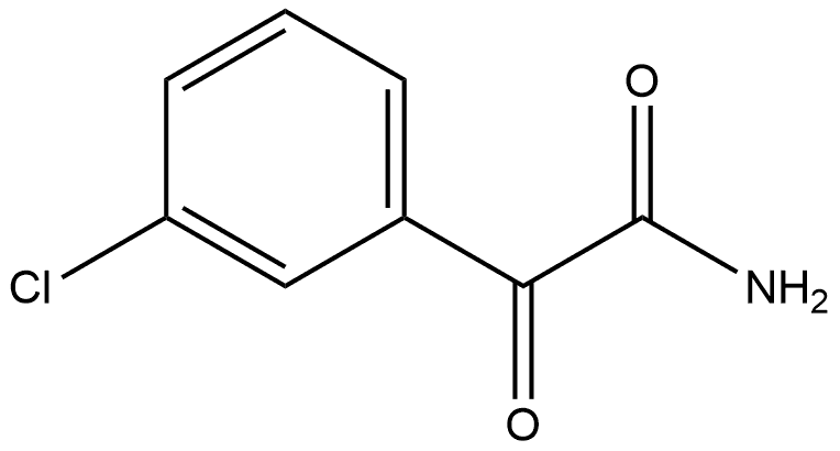 3-Chloro-α-oxobenzeneacetamide Structure