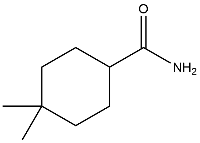 4,4-dimethylcyclohexane-1-carboxamide Structure