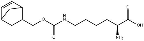 N6-((bicyclo[2.2.1]hept-5-en-2-ylmethoxy)carbonyl)-L-lysine 구조식 이미지