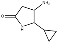 2-Pyrrolidinone, 4-amino-5-cyclopropyl- 구조식 이미지