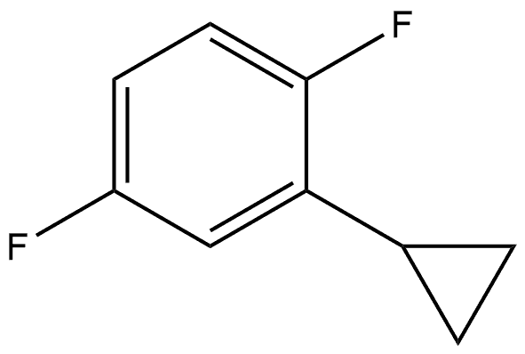 2-Cyclopropyl-1,4-difluorobenzene Structure