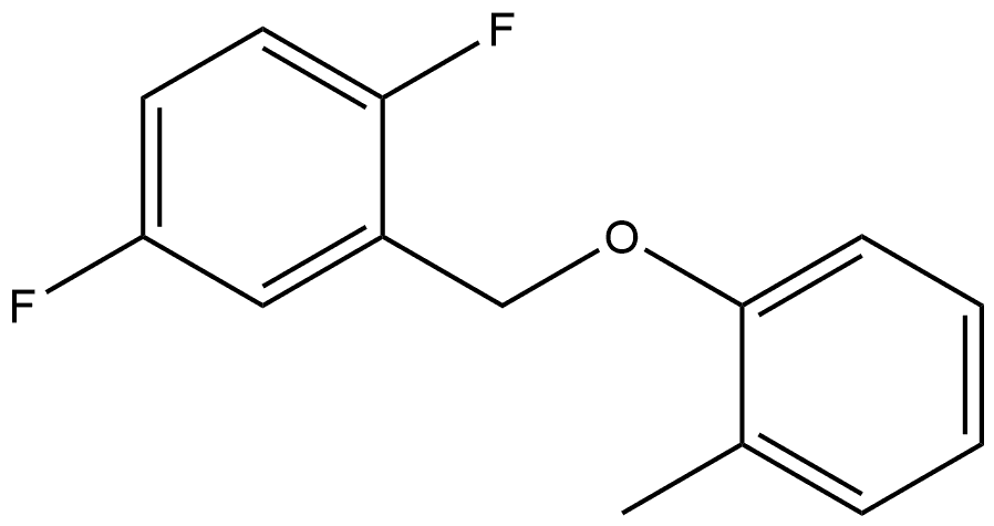 1,4-Difluoro-2-[(2-methylphenoxy)methyl]benzene Structure