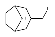 8-Azabicyclo[3.2.1]octane, 3-(fluoromethyl)- Structure