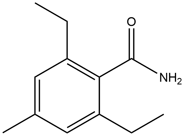 2,6-Diethyl-4-methylbenzamide Structure