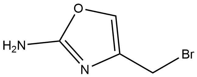 4-(Bromomethyl)-2-oxazolamine Structure