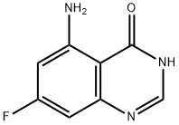 5-Amino-7-fluoro-4(3H)-quinazolinone Structure