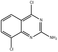 2-Quinazolinamine, 4,8-dichloro- Structure