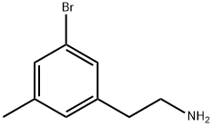 Benzeneethanamine, 3-bromo-5-methyl- Structure