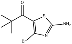 1-(2-Amino-4-bromo-5-thiazolyl)-2,2-dimethyl-1-propanone Structure