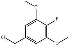 Benzene, 5-(chloromethyl)-2-fluoro-1,3-dimethoxy- 구조식 이미지