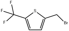 Thiophene, 2-(bromomethyl)-5-(trifluoromethyl)- 구조식 이미지