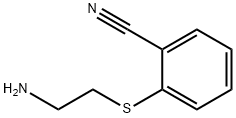 Benzonitrile, 2-[(2-aminoethyl)thio]- Structure