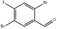 Benzaldehyde, 2,5-dibromo-4-fluoro- Structure