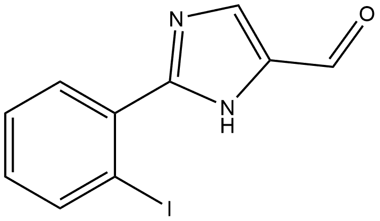 2-(2-Iodophenyl)-1H-imidazole-5-carbaldehyde Structure