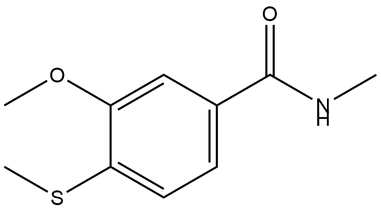 3-Methoxy-N-methyl-4-(methylthio)benzamide Structure