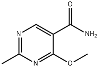 4-Methoxy-2-methyl-pyrimidine-5-carboxylic acid amide Structure