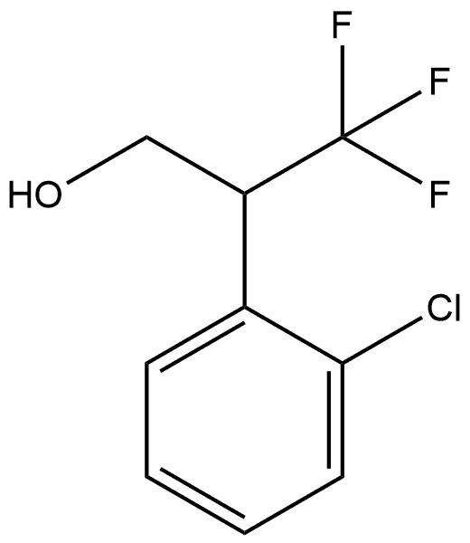 Benzeneethanol, 2-chloro-β-(trifluoromethyl)- Structure