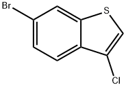 Benzo[b]thiophene, 6-bromo-3-chloro- Structure